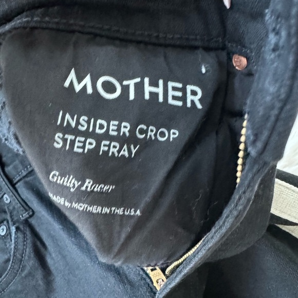 MOTHER Insider Crop Step Fray in Guilty Racer Sz 24 - Picture 13 of 14